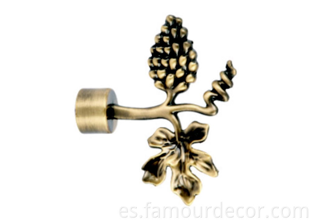 Pinecone Leaf Hardware Telescopic Curtain Rod